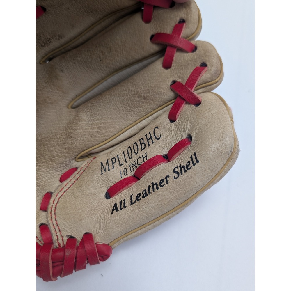 Rawlings Bryce Harper 10 Inch Youth Baseball Glove Tan Red MPL100BHC RH Throw - Picture 3 of 11